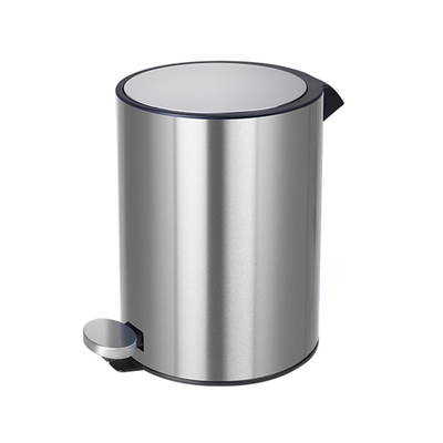 comprar Caixote de lixo de pedal à prova de impressões digitais, lixeira de cozinha de metal com pedal de pé Fabricação em linha
