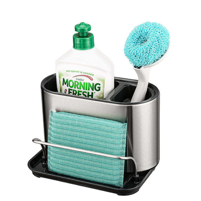 comprar Tipo metálico Organizador de cozinha organizador de lavatório organizador de esgoto porta-esponjas Fabricação em linha