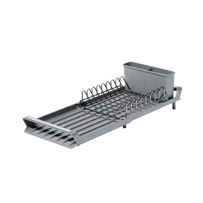 comprar Rack de pratos de cozinha de arame metálico ajustável não dobrável para armazenamento de utensílios sustentáveis Fabricação em linha