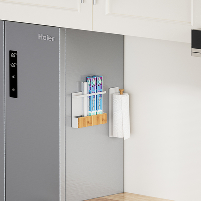 comprar Household Magnetic Atração Depositorios de armazenamento Racks Organizador de cozinha não dobrável Fabricação em linha