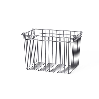 comprar Empilhável organizador de cozinha de aço inoxidável Wire Basket 260x180x80mm Fabricação em linha