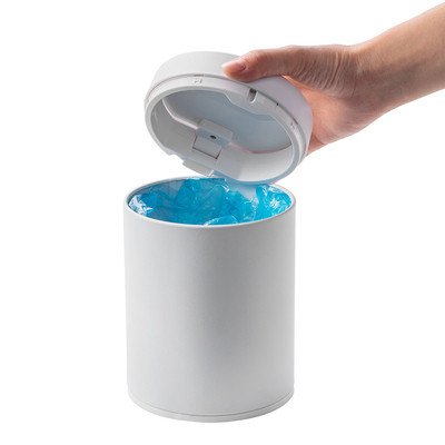 comprar 3L de aço inoxidável Desktop Mini Lixeira Com Pressão Aberta Seleção de Espaço da Sala de Apoio Fabricação em linha