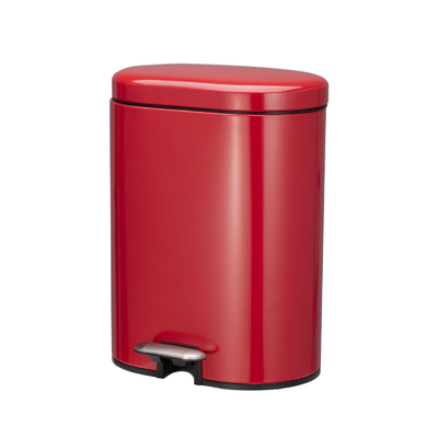 comprar ODM de aço inoxidável retângulo arredondado Pedal de péLançador de lixo com tampa suave e fechada Fabricação em linha