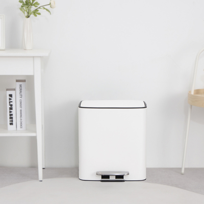 comprar 11.5L*2 Caixote de lixo de reciclagem com pedal de pé, passo de cozinha em casa Fabricação em linha