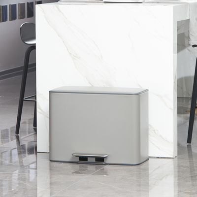 comprar Caixote de lixo rectangular com porta interior, caixa de lixo de cozinha em casa Fabricação em linha