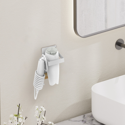 comprar Montado na parede Household Magnetic Attraction Shower Rack para banheiro Aparelho de secagem de cabelo Fabricação em linha