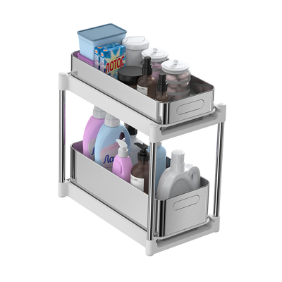 comprar Organize de forma eficiente com o organizador de armazenamento em pé sob o lavatório Fabricação em linha