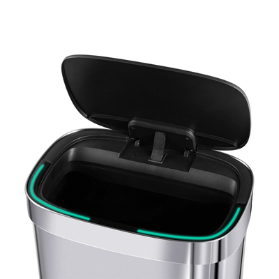 comprar Rectangular Doméstico Sensor Inteligente Bin Indução Tipo Lixo Automático Fabricação em linha