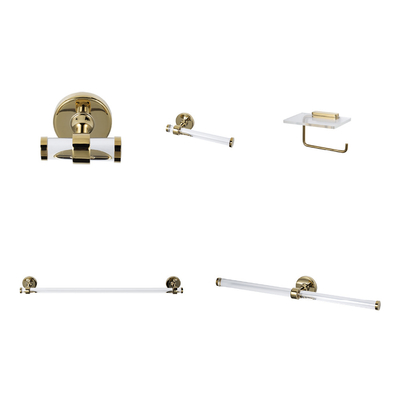 comprar 5 Peças Acessórios de Banheiro Conjunto De Hardware De Banho Montado Na Parede Fabricação em linha