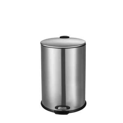 comprar 3L 5L 8L 12L 20L 30L Doméstico Soft Close Round Armor Pedal Lixeira com tampa fina para latrinas de lixo Fabricação em linha