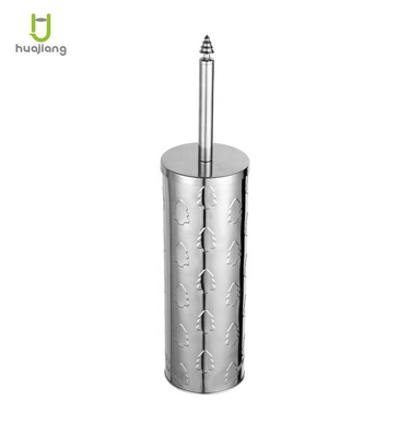 comprar Escova de banheiro de aço inoxidável moderna e porta-sopa.9.5 * 38cm Espelho acabamento de banheiro Toilet Bowl Brush Holder para o Natal Fabricação em linha