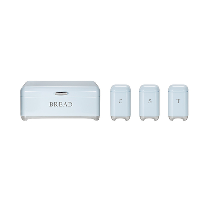 comprar Conjunto de caixa de pão de metal da série Crown Organizer de cozinha para armazenamento multifuncional de alimentos de pão chá café Fabricação em linha