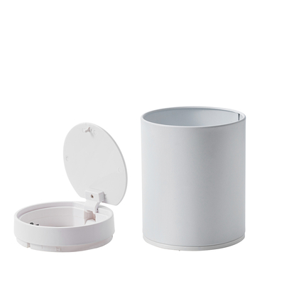 comprar Tipo de prensagem 1.5L Caixa de lixo de escritório Mini lixeira de aço inoxidável para escritório e sala de apoio de balcão Seleção de espaço Fabricação em linha
