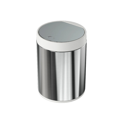 comprar Seleção de espaço da sala de suporte 1.5L OEM de aço inoxidável Desktop Mini Lixeira com Press Open Fabricação em linha