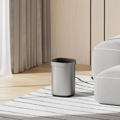 comprar Caixote de lixo de aço inoxidável de grande capacidade de 30L Durável e sustentável Fabricação em linha