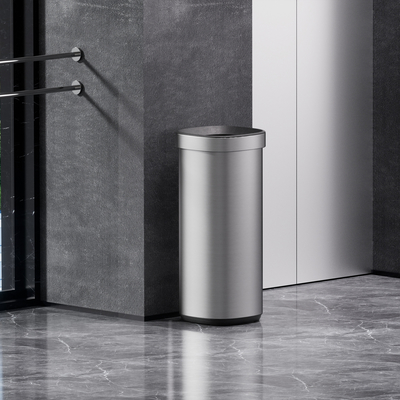 comprar Caixote de lixo retangular feito de aço inoxidável durável para fácil eliminação de resíduos em casa Fabricação em linha