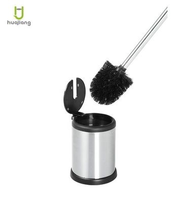 comprar Escova de banheiro de aço inoxidável econômica com suporte aberto automático fácil e filamento de escova de PP antibacteriano Fabricação em linha