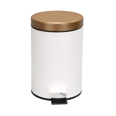comprar Reservatório redondo sustentável de aço inoxidável com pedal de pé e tampa de rolamento em tamanhos 3L/5L/8L/12L/20L/30L Fabricação em linha