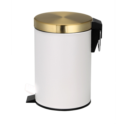 comprar Capa rolante Tipo SS Caixote de lixo redondo com capacidade 3L/5L/8L/12L/20L/30L e estrutura do pedal do pé Fabricação em linha