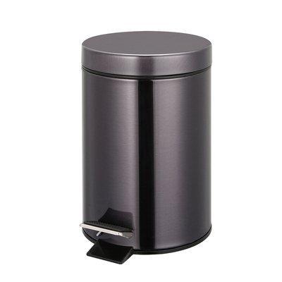 comprar Caixa de lixo de aço inoxidável com pedal de pé e design sustentável 3L/5L/8L/12L/20L/30L Fabricação em linha