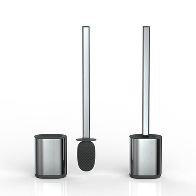 comprar Compacto de aço inoxidável de banheiro TPR Toilet Brush Holder Set com design europeu quente e escova durável Fabricação em linha