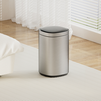 comprar 30L Satin de aço inoxidável Smart Sensor Bin Household com sensor de movimento sem toque e abertura automática Fabricação em linha