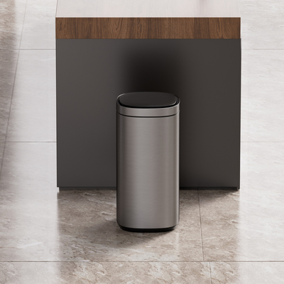 comprar Caixote de lixo de alta capacidade Sensor de movimento doméstico Caixote de lixo de aço inoxidável Sensor inteligente Caixote de lixo automático para sala de estar 40L Fabricação em linha
