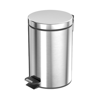 comprar Canoas de lixo de cozinha doméstica Sustentável 3L/5L/12L/20L/30L Reservatório de aço inoxidável com fechamento suave e pedal de pé Fabricação em linha