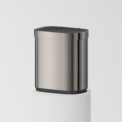 comprar Sensor inteligente de aço inoxidável Lixeira de lixo Função de fechamento suave Design retangular elegante para cozinha Fabricação em linha