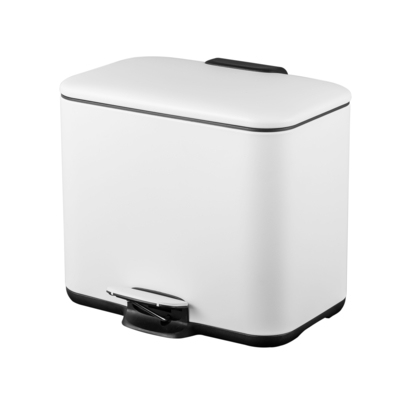 comprar 2 Divisão Pedal Bin de aço inoxidável Lixeira doméstica para uma solução de reciclagem elegante e sustentável Fabricação em linha