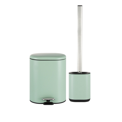 comprar Cisterna de lixo de aço inoxidável de grande capacidade, tampa rolante, tipo pedal, lixeira para casa de banho Fabricação em linha