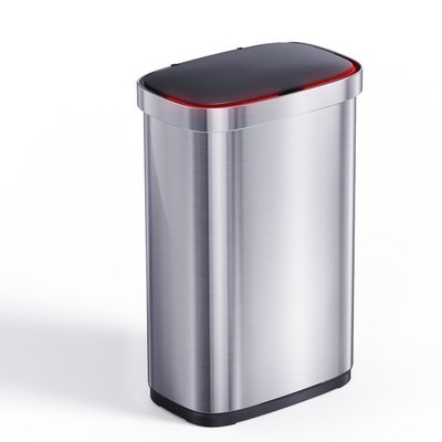 comprar Resíduos de cozinha com sensor infravermelho e bateria sustentável para gestão de resíduos de cozinha sem toque e higiênicos Fabricação em linha