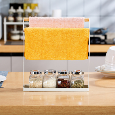 comprar Organizador de cozinha Mopa de cozinha drenador pendurador rack de lavatório de pé organizador de cozinha multifunção suporte de esponja Fabricação em linha