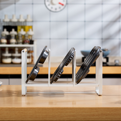 comprar Organizador de cozinha Compacto Mãos de bambu Metal Prato de cozinha Prato de cozinha Prato de cozinha Prato de cozinha Organizador Fabricação em linha