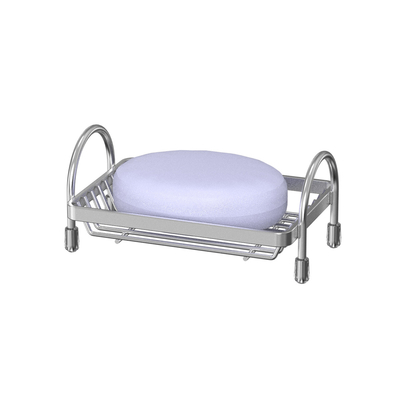 comprar Barras de sabão de aço inoxidável recipiente de escorrentamento de esponja suportador de sabão de balcão para banho banheira de banho cozinha Fabricação em linha