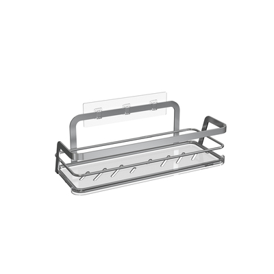 comprar Elegante organizador de banheiros vaso de sucção Rack de arame de ferro aço inoxidável sem perfuração Fabricação em linha