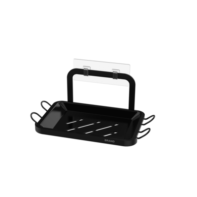 comprar Banheiro organizador vaso de sucção Rack de fio de ferro aço inoxidável sem perfuração Mural montado chuveiro Caddy sabão Fabricação em linha