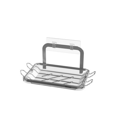 comprar Organizador de banheiro multifunção Copo de sucção Rack de fio de ferro aço inoxidável sem perfuração Fabricação em linha