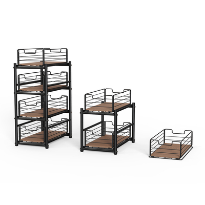 comprar Organizador de cozinha desmontável Estante de especiarias Armário Organizador de cozinha Soluções de armazenamento Armário de aço carbono Fabricação em linha