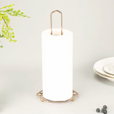 comprar Porta-papel decorativo porta-toalhas de cozinha revestida em pó de cobre Fabricação em linha