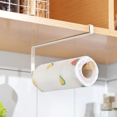 comprar Organizador de cozinha Porta-papéis de cozinha de metal Armário Porta-tissue Porta-toalhas de papel Fabricação em linha