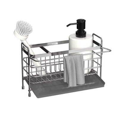 comprar Escova de cozinha Estante de armazenamento de toalhas de cozinha Estante de lavatório multifuncional Estante de escova de cozinha organizador de lavatório Fabricação em linha