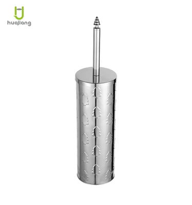 comprar Escova de banheiro de aço inoxidável moderna e porta-sopa.9.5 * 38cm Espelho acabamento de banheiro Toilet Bowl Brush Holder para o Natal Fabricação em linha