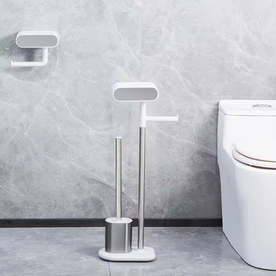 comprar Compacto escova de banho de aço inoxidável e suporte de papel higiênico Fabricação em linha