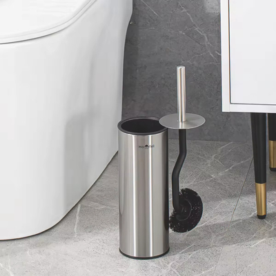 comprar Pincel de limpeza de banheiro com suporte de aço inoxidável OEM aceitável Fabricação em linha