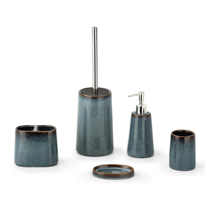 comprar Acessórios de banheiro de cerâmica Premium Conjunto Dispensador de espuma Dispensador de sabão Detentor de escova de dentes Fabricação em linha