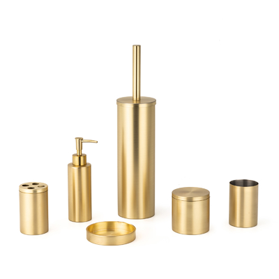 comprar METALOS MATERIAL Dispensador de espuma de sabão Porta escova de dentes Acessórios de banheiro Fabricação em linha