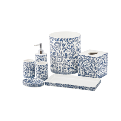 comprar Dispensador de Sabão de Impressão Floral Dispensador de espuma Detentor de escova de dentes Acessórios de Banho Fabricação em linha