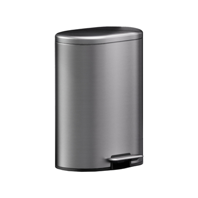 comprar Rectangular Soft Close Pedal Bin com função ANTI-FINGERPRINT e Material durável de aço inoxidável rectangular redondo lixo Fabricação em linha