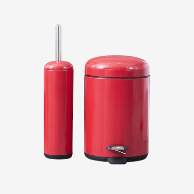 comprar Logotipo personalizado 5L Pedal de aço inoxidável para gestão de resíduos em forma redonda Fabricação em linha